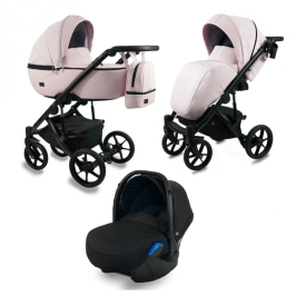 Bexa Air Pink Bērnu Ratiņi 3in1