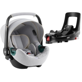 Britax Romer Baby-Safe iSense i-Size Nordic grey + Flex iSENSE Base Bērnu Autokrēsls 0-13 kg Britax Romer Baby-Safe iSense i-Size Nordic grey + Flex iSENSE Base Bērnu Autokrēsls 0-13 kg