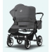 Bugaboo Donkey 5 DUO Blue Stormy Black frame Rati-Transformeris dažāda vecuma bērniem