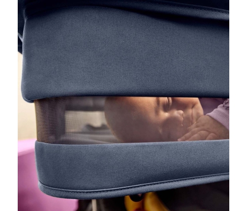 Bugaboo Donkey 5 DUO Blue Stormy Black frame Rati-Transformeris dažāda vecuma bērniem