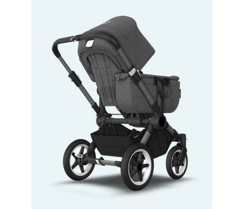 Bugaboo Donkey 5 DUO Blue Stormy Black frame Rati-Transformeris dažāda vecuma bērniem