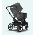 Bugaboo Donkey 5 DUO Blue Stormy Black frame Rati-Transformeris dažāda vecuma bērniem