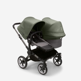 Bugaboo Donkey 5 DUO Forest Green Grey frame Коляска для погодок Трансформер Bugaboo Donkey 5 DUO Forest Green Grey frame Коляска для погодок Трансформер