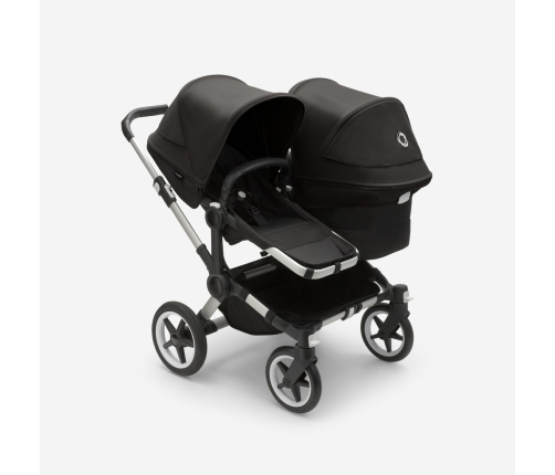 Bugaboo Donkey 5 DUO Midnight Black Grey frame Коляска для погодок Трансформер