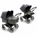 Bugaboo Donkey 5  Grey Melange Black frame Детская Коляска Трансформер 2в1 (без капюшона)