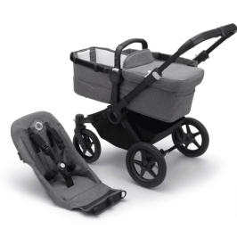 Bugaboo Donkey 5 Grey Melange Black frame Детская Коляска Трансформер 2в1 (без капюшона) Bugaboo Donkey 5 Grey Melange Black frame Детская Коляска Трансформер 2в1 (без капюшона)