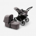 Bugaboo Donkey 5 Grey Melange Graphite frame Bērnu Ratiņi Transformeris 2in1 (bez jumta)