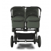 Bugaboo Donkey 5 TWIN Forest Green Black frame Dvīņu Ratiņi Transformeris 2in1