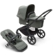 Bugaboo Fox 5 Forest Green Bērnu Ratiņi 2in1 Melns rāmis