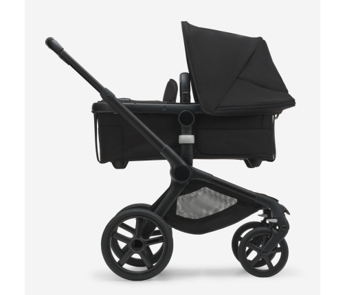 Bugaboo Fox 5 Grey Melange Детская Коляска 2в1 Black Pама + Kапюшон Astro Purple