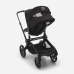 Bugaboo Fox 5 Grey Melange Bērnu Ratiņi 2in1 Black Rāmis + Jumts Misty White