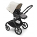 Bugaboo Fox 5 Grey Melange Bērnu Ratiņi 2in1 Black Rāmis + Jumts Misty White