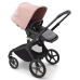 Bugaboo Fox 5 Grey Melange Bērnu Ratiņi 2in1 Black Rāmis + Jumts Morning Pink