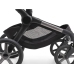 Bugaboo Fox 5 Grey Melange Bērnu Ratiņi 2in1 Grafīta rāmis + Jumts Breezy Midnight Black