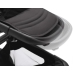Bugaboo Fox 5 Grey Melange Bērnu Ratiņi 2in1 Grafīta rāmis + Jumts Breezy Midnight Black