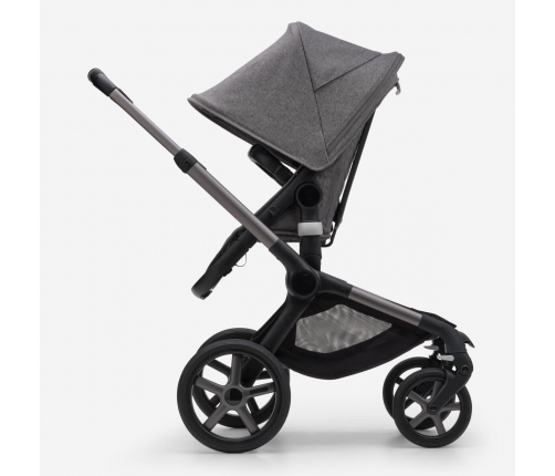 Bugaboo Fox 5 Grey Melange Детская Коляска 2в1 Графитовая рама