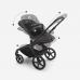 Bugaboo Fox 5 Grey Melange Bērnu Ratiņi 2in1 Grafīta rāmis + Jumts Morning Pink