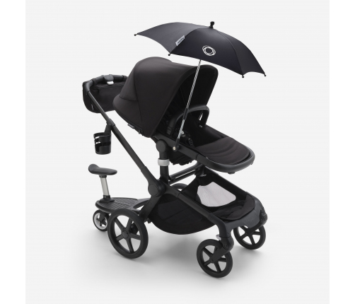 Bugaboo Fox 5 Grey Melange Bērnu Ratiņi 2in1 Grafīta rāmis + Jumts Morning Pink