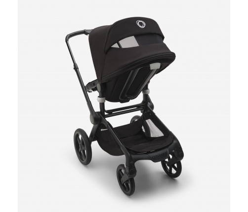 Bugaboo Fox 5 Grey Melange Bērnu Ratiņi 2in1 Grafīta rāmis + Jumts Sunrise Red