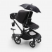 Bugaboo Fox 5 Grey Melange Bērnu Ratiņi 2in1 Grafīta rāmis + Jumts Sunrise Red