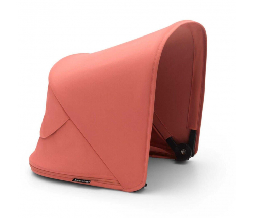 Bugaboo Fox 5 Grey Melange Bērnu Ratiņi 2in1 Grafīta rāmis + Jumts Sunrise Red