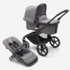 Bugaboo Fox 5 Grey Melange Детская Коляска 2в1 Черная рама