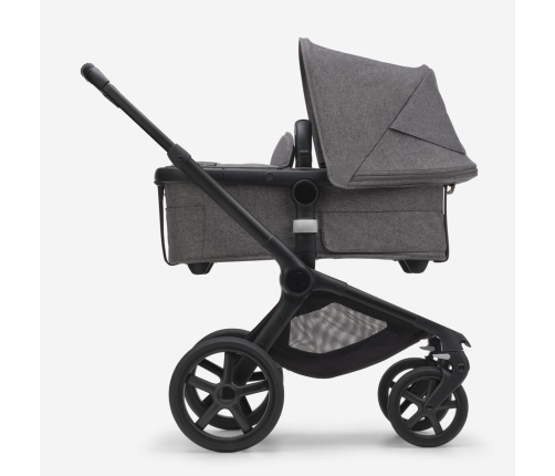 Bugaboo Fox 5 Grey Melange Детская Коляска 2в1 Черная рама