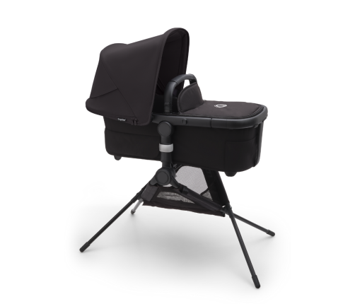 Bugaboo Fox 5 Grey Melange Детская Коляска 2в1 Черная рама + Крыша Breezy Midnight black