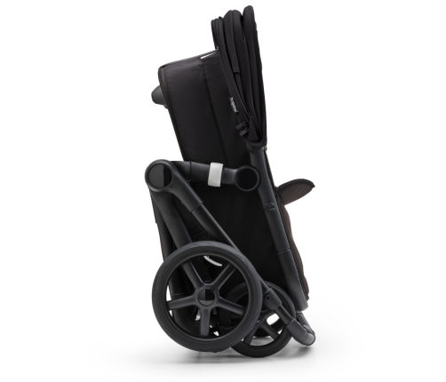 Bugaboo Fox 5 Grey Melange Детская Коляска 2в1 Черная рама + Крыша Breezy Midnight black