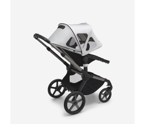 Bugaboo Fox 5 Midnight black Детская Коляска 2в1 Графитовая рама + Kапюшон Breezy V2 Misty Grey