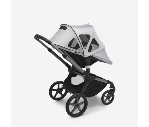 Bugaboo Fox 5 Midnight black Детская Коляска 2в1 Графитовая рама + Kапюшон Breezy V2 Misty Grey