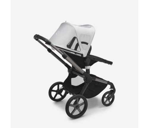 Bugaboo Fox 5 Midnight black Детская Коляска 2в1 Графитовая рама + Kапюшон Breezy V2 Misty Grey