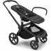 Bugaboo Fox 5 Midnight black Bērnu Ratiņi 2in1 Grafīta rāmis + Jumts Breezy V2 Pine Green