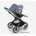 Bugaboo Fox 5 Midnight black Детская Коляска 2в1 Графитовая рама + Kапюшон Breezy V2 Seaside Blue