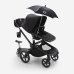 Bugaboo Fox 5 Midnight black Детская Коляска 2в1 Графитовая рама + Kапюшон Misty White