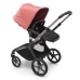 Bugaboo Fox 5 Midnight black Детская Коляска 2в1 Графитовая рама + Kапюшон Sunrise Red