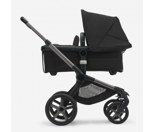 Bugaboo Fox 5 Midnight black Bērnu Ratiņi 2in1 Grafīta rāmis + Melns jumts