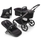 Bugaboo Fox 5 Midnight black Детская Коляска 2в1 Графитовая рама + Черный капюшон Breezy V2