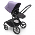 Bugaboo Fox 5 Midnight black Bērnu Ratiņi 2in1 Melns rāmis + Jumts Astro Purple