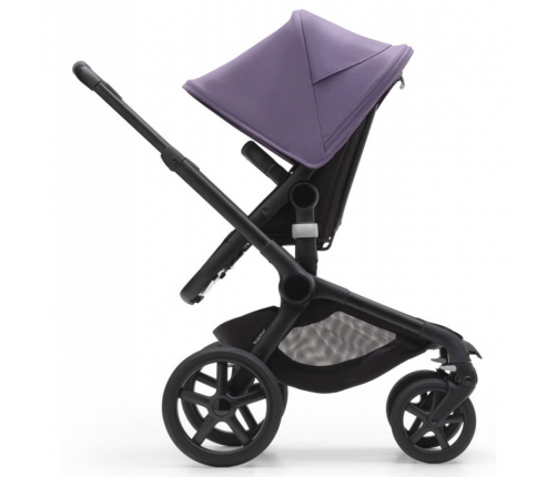 Bugaboo Fox 5 Midnight black Bērnu Ratiņi 2in1 Melns rāmis + Jumts Astro Purple