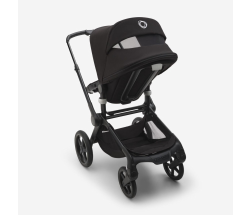 Bugaboo Fox 5 Midnight black Детская Коляска 2в1 Черная рама + Kапюшон Forest Green