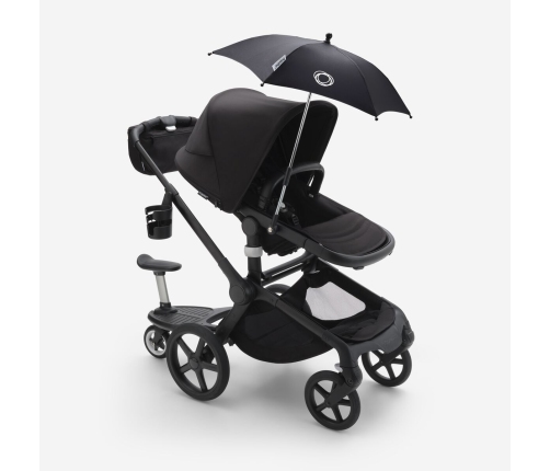 Bugaboo Fox 5 Midnight black Детская Коляска 2в1 Черная рама + Kапюшон Forest Green