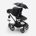 Bugaboo Fox 5 Midnight black Детская Коляска 2в1 Черная рама + Kапюшон Forest Green