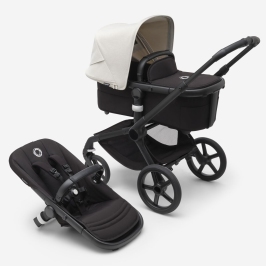 Bugaboo Fox 5 Midnight black Детская Коляска 2в1 Черная рама + Kапюшон Misty White Bugaboo Fox 5 Midnight black Детская Коляска 2в1 Черная рама + Kапюшон Misty White