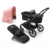 Bugaboo Fox 5 Midnight black Детская Коляска 2в1 Черная рама + Kапюшон Morning Pink