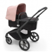 Bugaboo Fox 5 Midnight black Детская Коляска 2в1 Черная рама + Kапюшон Morning Pink