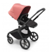 Bugaboo Fox 5 Midnight black Bērnu Ratiņi 2in1 Melns rāmis + Jumts Sunrise Red