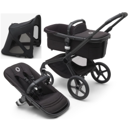 Bugaboo Fox 5 Midnight black Breezy Детская Коляска 2в1 Черная рама Bugaboo Fox 5 Midnight black Breezy Детская Коляска 2в1 Черная рама