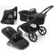 Bugaboo Fox 5 Midnight black Breezy Детская Коляска 2в1 Черная рама