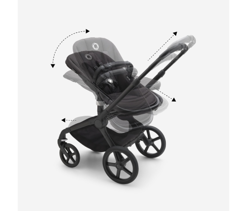 Bugaboo Fox 5 Stormy Blue Детская Коляска 2в1 Графитовая рама